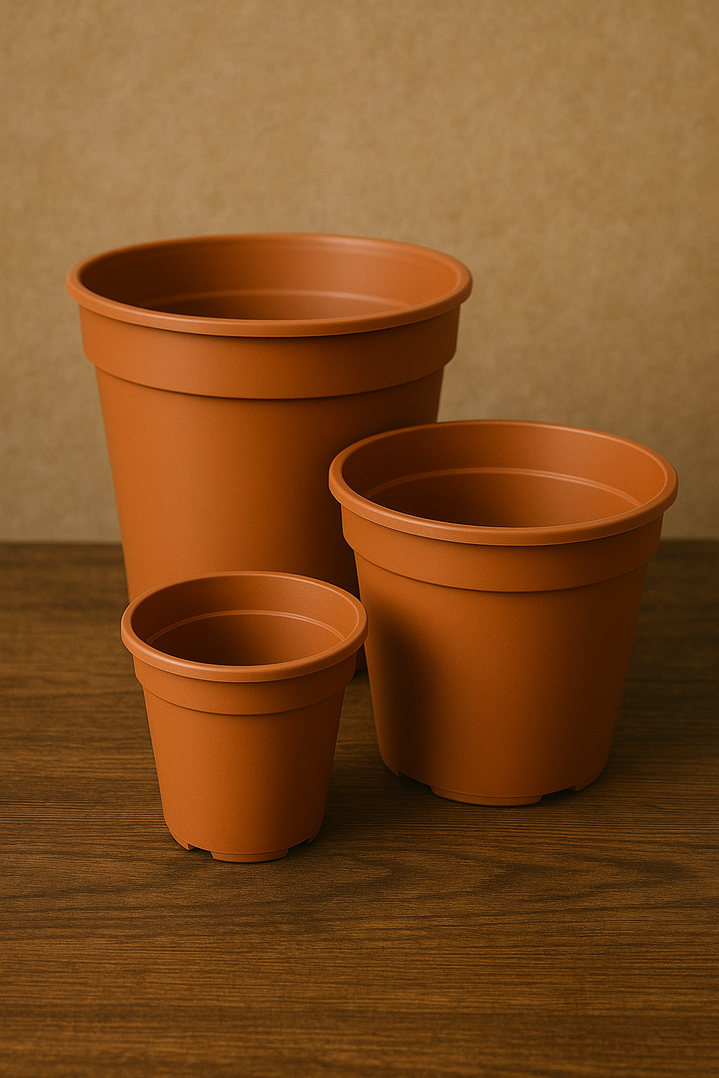 Plastic pots